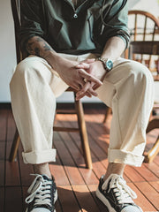 11.2ozナチュラル綿帆 デニムパンツ