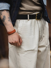 11.2ozナチュラル綿帆 デニムパンツ