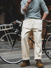 11.2ozナチュラル綿帆 デニムパンツ