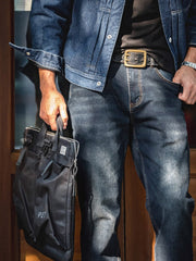 11.5oz 赤耳 ウォッシュド加工 デニムパンツ