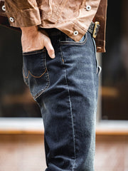 11.5oz 赤耳 ウォッシュド加工 デニムパンツ