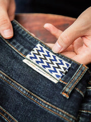 11.5oz 赤耳 ウォッシュド加工 デニムパンツ