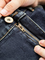 11.5oz 赤耳 ウォッシュド加工 デニムパンツ