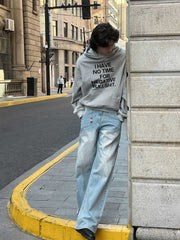 11oz重度ウォッシュヴィンテージストレートジーンズ