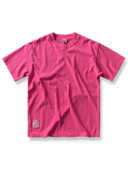 ガーメントダイ仕上げビンテージウォッシュコットンTシャツの全体像。