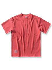 ガーメントダイ仕上げビンテージウォッシュコットンTシャツの全体像。