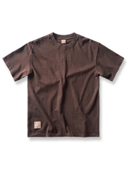 ガーメントダイ仕上げビンテージウォッシュコットンTシャツの全体像。