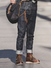 14oz ウォッシュブルー 赤耳 デニムパンツ