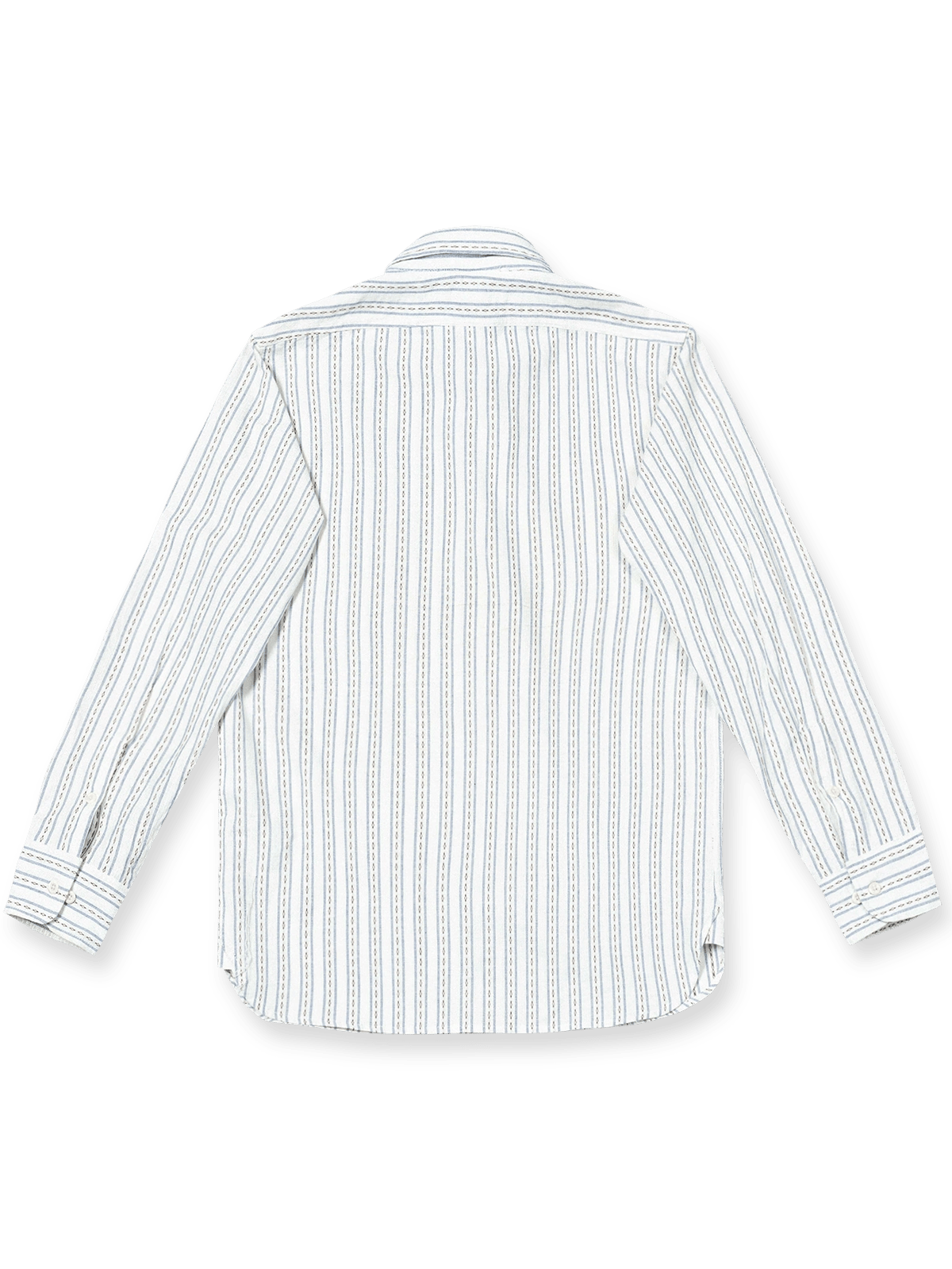 ヴィンテージジャカードストライプシャツの正面展示