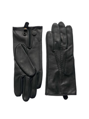 製品画像:1930年代ドイツ風カーフレザー製飛行士グローブの正面画像。ヴィンテージスタイルのデザイン。
詳細画像:カーフレザーの質感とクラシックな縫製ディテールのアップ画像。