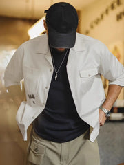 1944 “D-Day” 復刻プリント長袖シャツ