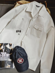 1944 “D-Day” 復刻プリント長袖シャツ