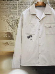 1944 “D-Day” 復刻プリント長袖シャツ
