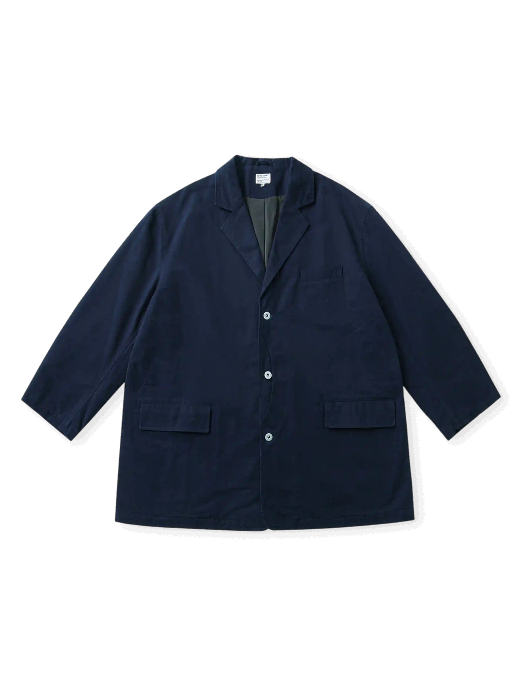 1950年代着想の起毛コットンツイル製ハンティングポケットジャケット。260gスラブ裏地とヴィンテージ工字ボタン付き