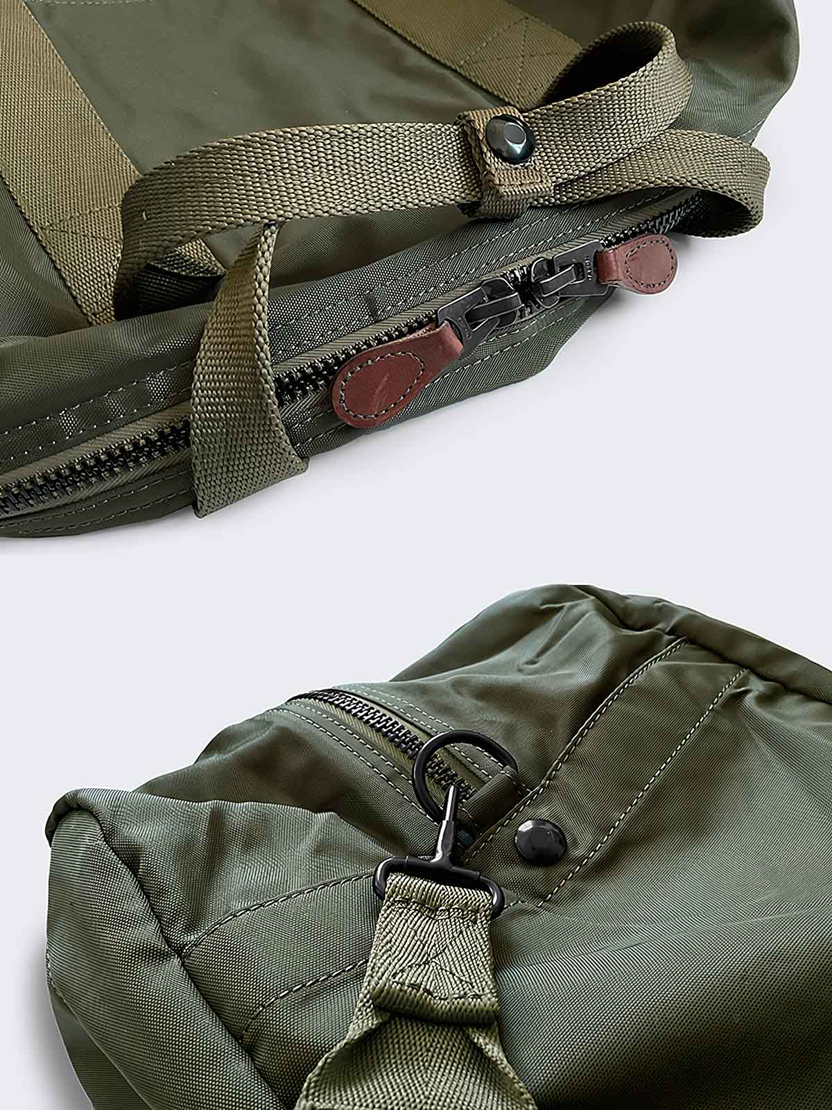 1970年代風 陸軍軽量ナイロン ヘルメットバッグの正面画像