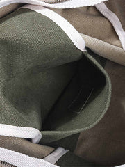 2つのサイズ キャンバスバイク 斜め掛けバッグ