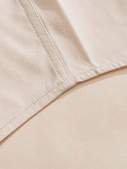 2色展開 刺繍入り 折り襟シャツ