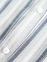 2色展開 ストライプ柄シャツ