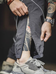 2色 モダントラックパンツ