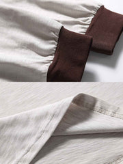 2色展開 コンビ長袖Tシャツ