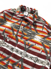 製品画像
"民族風ウール厚手シャツ、インディアンのトーテム柄とナバホカラーを融合したデザイン、加厚ウール素材で暖かさを提供、秋冬に最適なユニークで文化的なシャツ"
詳細画像
"民族風ウール厚手シャツのディテール、インディアンのトーテム柄とナバホカラーの精緻なデザイン、加厚ウール素材が暖かさと快適さを提供、文化的な雰囲気を感じさせる独特の配色"