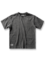 250gスノーウォッシュヴィンテージ加工ショートスリーブTシャツ