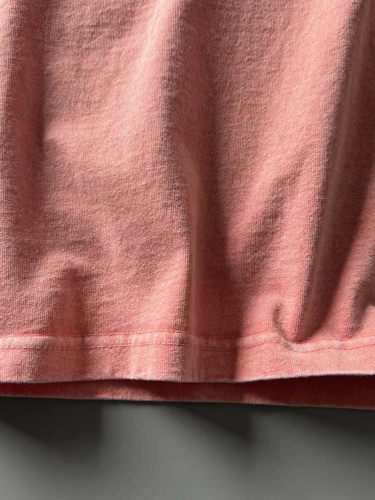 ショートスリーブTシャツのディテール展示