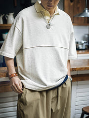 280g 灰色 ポロシャツ