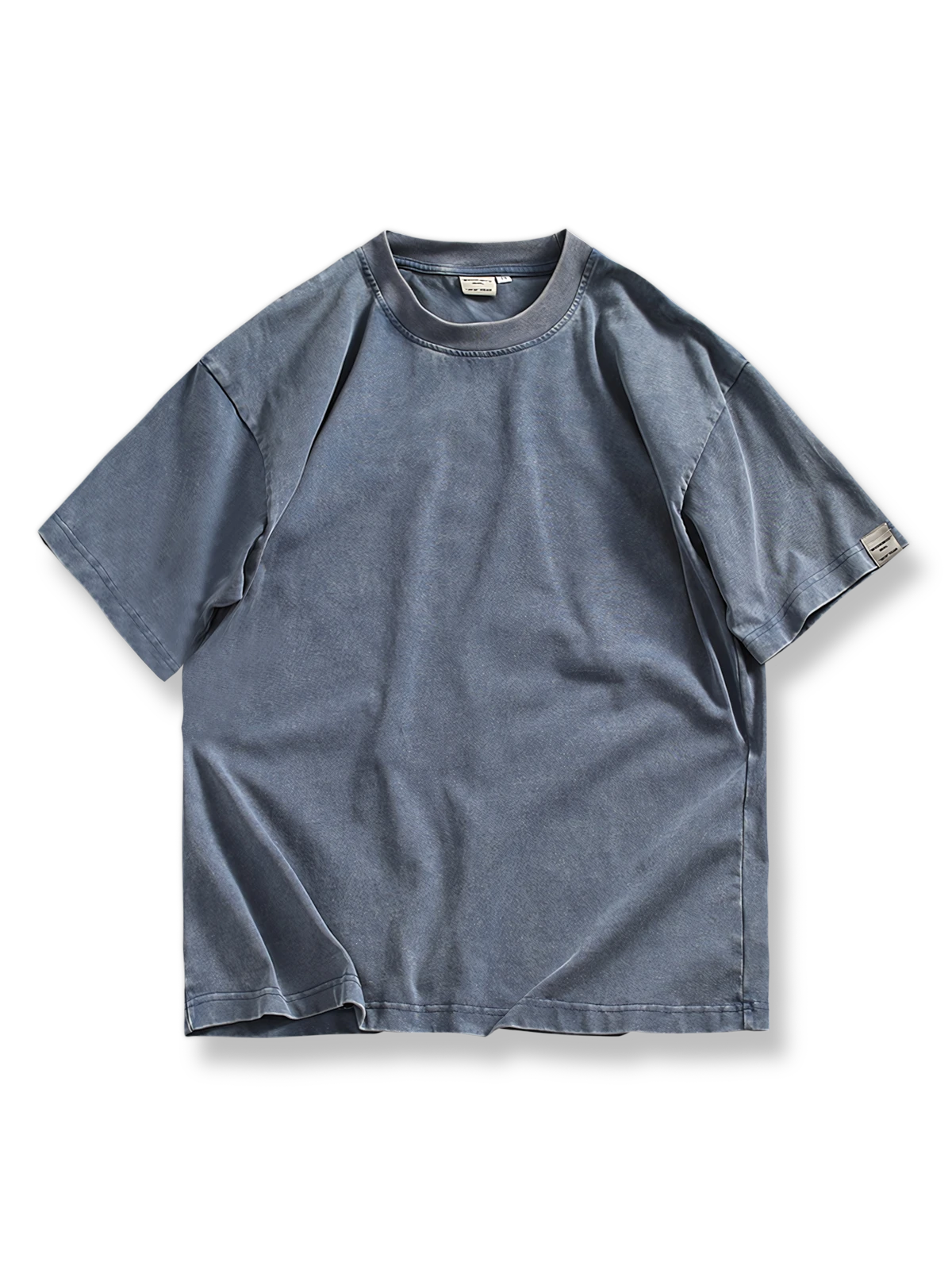 280GヘビーウェイトピュアコットンのドロップショルダーTシャツ。