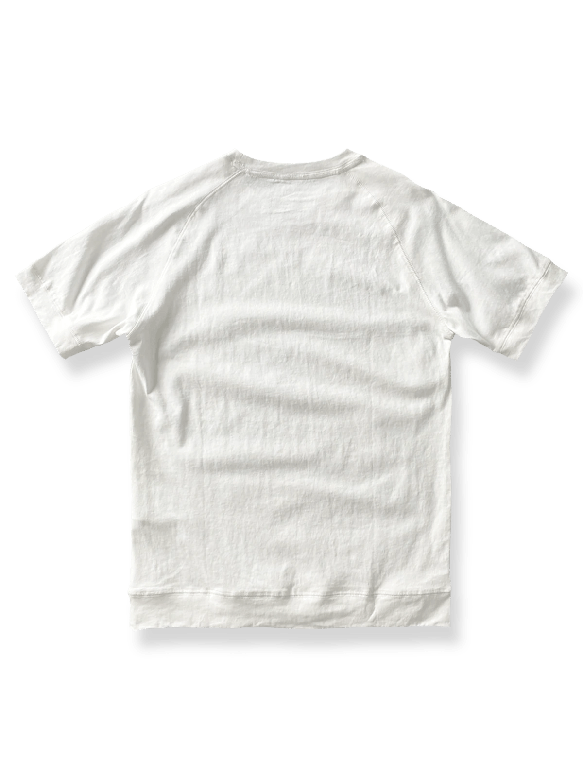 アメリカンヴィンテージウォッシュドコットンラグランスリーブTシャツ2枚セットの正面展示図