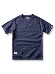 アメリカンヴィンテージウォッシュドコットンラグランスリーブTシャツ2枚セットの正面展示図