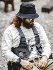 2WAY 折りたたみナイロンバケットハット