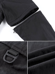 2WAY 袖取り外し可能 長袖シャツ