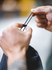 2WAY 撥水加工 束ね足パンツ