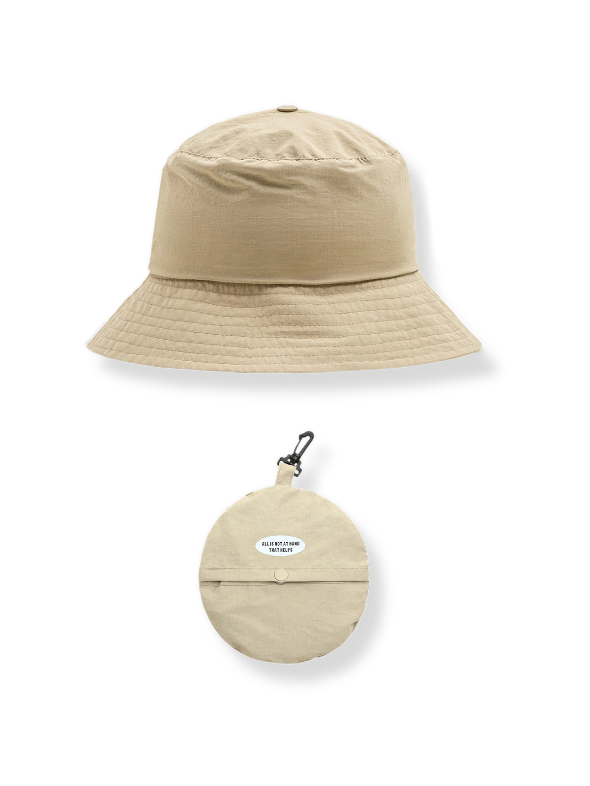 2WAY折りたたみナイロンバケットハット、360度つば、速乾アイレット、UVカット、コンパクト収納、男女兼用