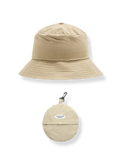 2WAY折りたたみナイロンバケットハット、360度つば、速乾アイレット、UVカット、コンパクト収納、男女兼用