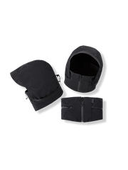 フード取り外し可能な機能性ネックウォーマー