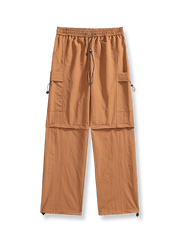 ヴィンテージスタイルのコンバーチブル2WAYワークパンツの全体表示