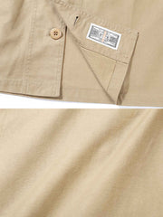 3色展开 アメカジアーミースタイル長袖シャツ