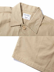 3色展开 アメカジアーミースタイル長袖シャツ