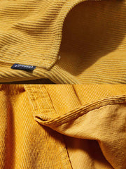 3色展開 コーデュロイ長袖シャツ