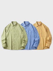 3色展開 クラシックストライプシャツ