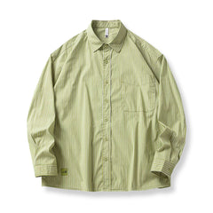 3色展開 クラシックストライプシャツ