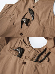 3色 防水多機能 フィッシングベスト