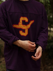 3色 ラグビー 長袖Tシャツ