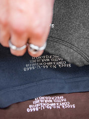 3色 コントラスト フリース長袖Tシャツ