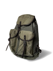 30s レトロ キャンバス&レザーマウンテンリュック