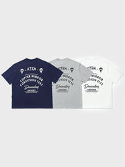 320g アメリカンプリント ヘビーウェイト 半袖Tシャツ全体展示