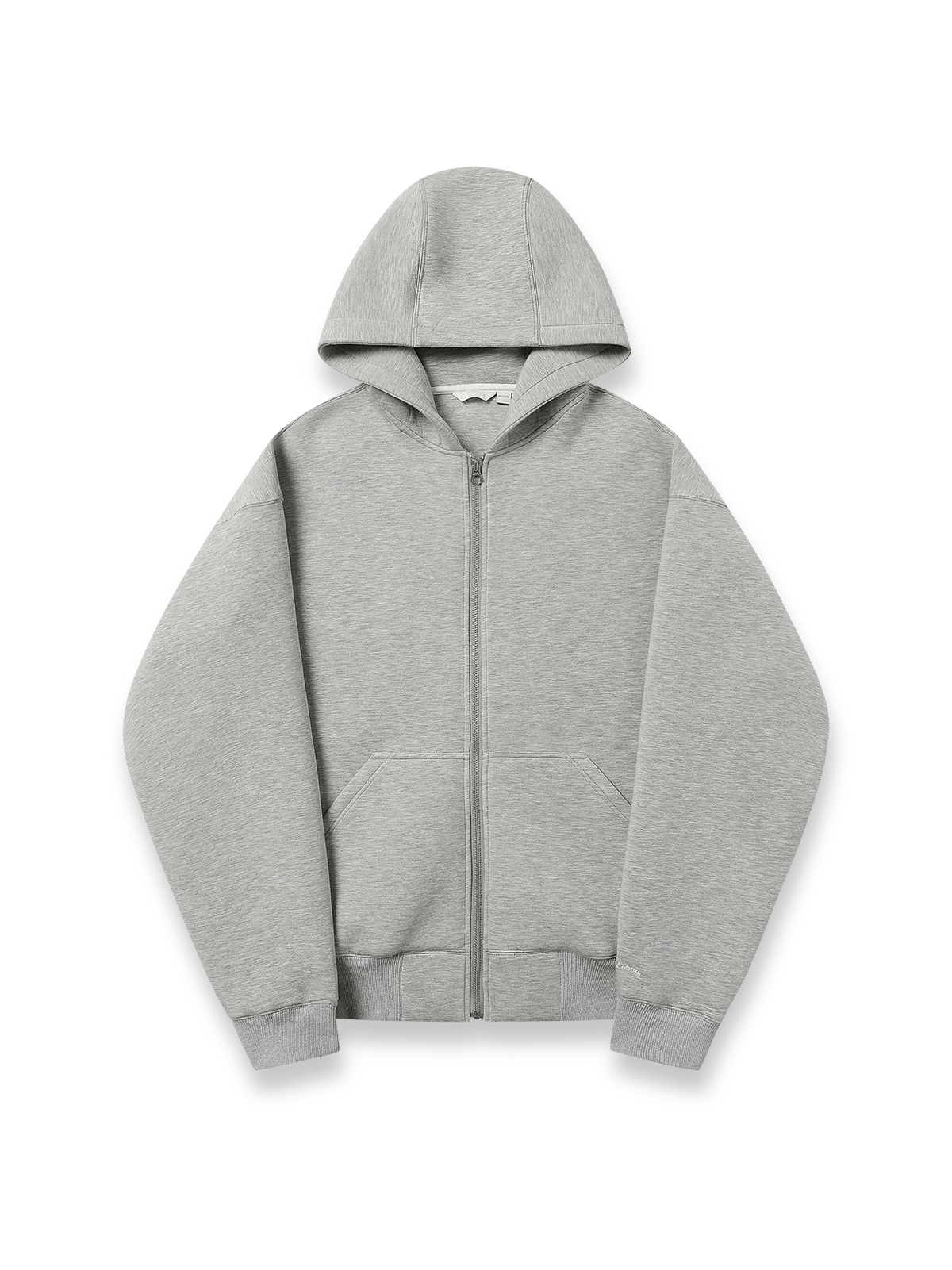 液体窒素エアコットン素材を使用したフーデッドジップアップパーカー