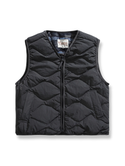 ホワイトダックダウン中綿入りのナイロン素材ダウンベスト、民族調裏地付き、3色展開